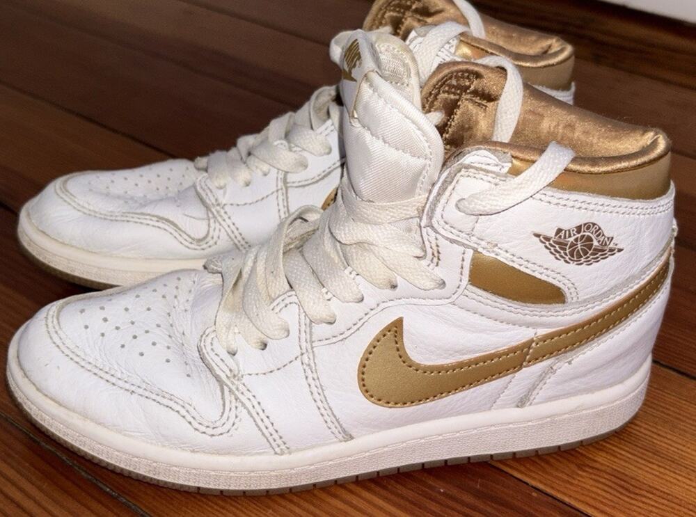 Jordan 1 Retro High OG TD Metallic Gold Kids FD2598 107 Shoe Sneaker Nike Air 2.